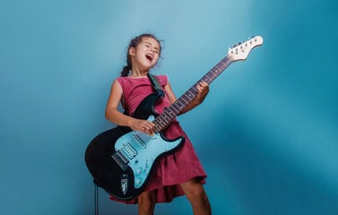 Guitar singing music lessons for children near me